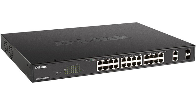 26-port Gigabit Smart Managed PoE Switch D-Link DGS-1100-26MPPV2