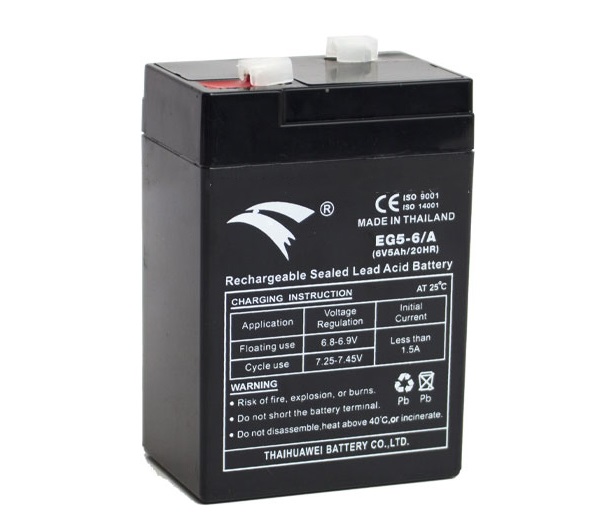 Ắc quy 6V-5Ah EAGLE EG5-6/A