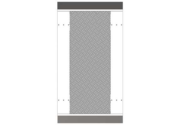 Swing Barrier Base Module multi lane HIKVISION DS-K3B601-BASE650-M(O-STD)Make