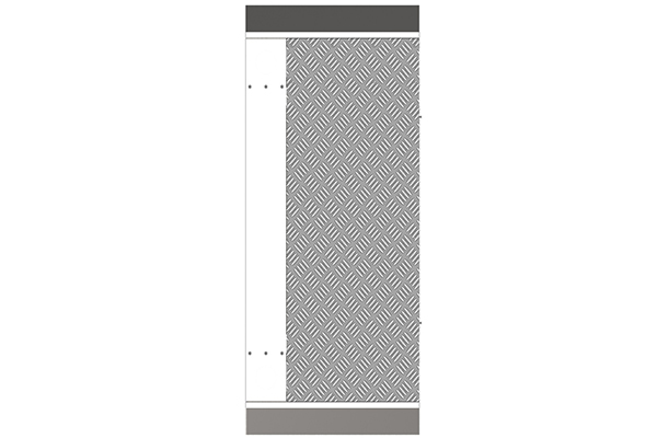 Swing Barrier Base Module single lane HIKVISION DS-K3B601-BASE650-S(O-STD)Make