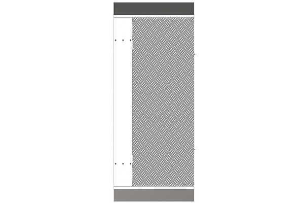 Swing Barrier Base Module single lane HIKVISION DS-K3B601-BASE900-S(O-STD)Make