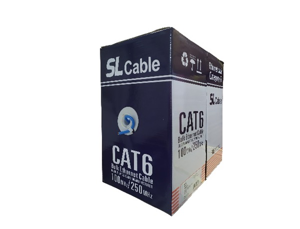 Cáp mạng 305 mét/cuộn SL 4 PAIR UTP CAT.6 (Xanh dương)