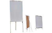 Bảng viết | Bảng Flipchart 3 chân viết bút lông Poly Taiwan BAVICO kích thước 100x60cm