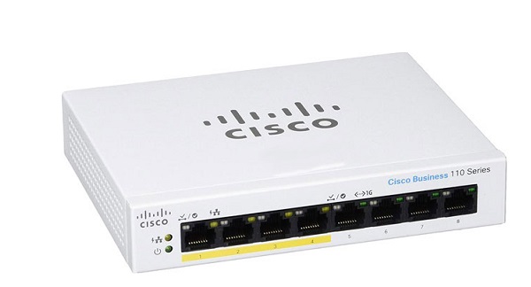 8-Port Gigabit Ethernet PoE Unmanaged Switch CISCO CBS110-8PP-D-EU