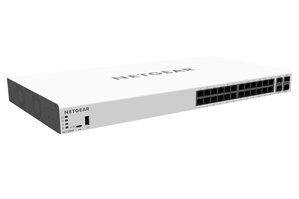 28-Port Gigabit Ethernet PoE+ Smart Cloud Switch NETGEAR GC728XP