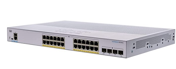 28-port Gigabit Ethernet PoE Managed Switch CISCO CBS350-24FP-4G-EU