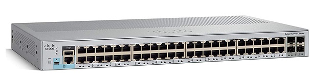 48-Port GE + 4 10Gigabit SFP+ Smart Managed Switch CISCO WS-C2960L-SM-48TQ