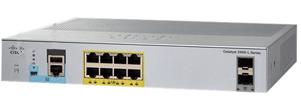 8-Port GE PoE + 2 Gigabit SFP Smart Managed Switch CISCO WS-C2960L-SM-8PS