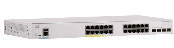 24-port Gigabit Ethernet + 4-port 10G SFP Uplinks PoE Switch Cisco C1000-24FP-4X-L