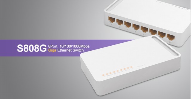 8 ports 10/100/1000Mbps Switch TOTOLINK S808G