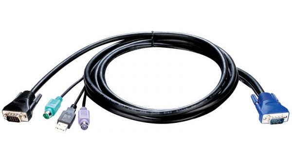 3m PS2 KVM cable for KVM-440/450 switch D-Link KVM-402