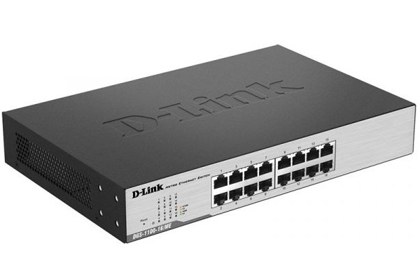 16-Port 1000Base-T Managed L2 Metro Ethernet Switch D-Link DGS-1100-16/ME