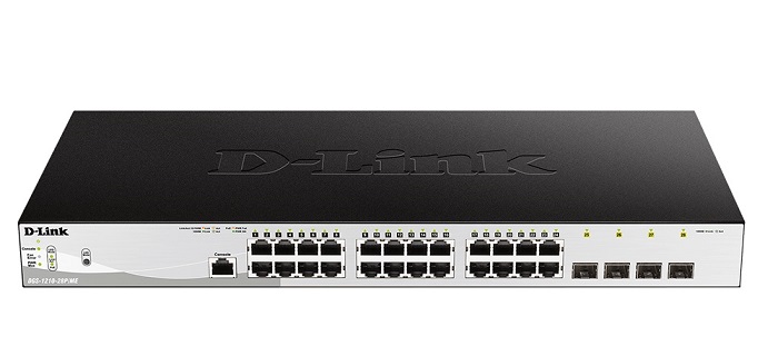 28-Port Gigabit PoE Metro Ethernet Switch D-Link DGS-1210-28P/ME