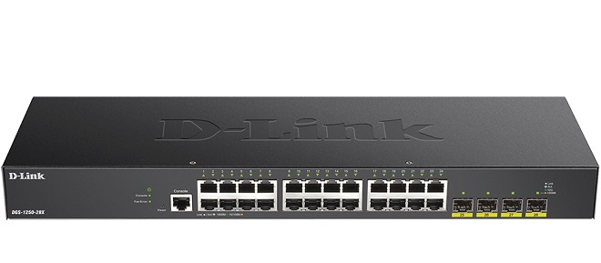 28-Port Gigabit Smart Managed Switch D-Link DGS-1250-28X