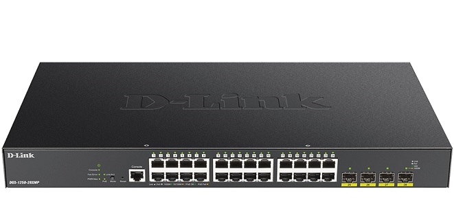 28-Port Gigabit Smart Managed PoE Switch D-Link DGS-1250-28XMP