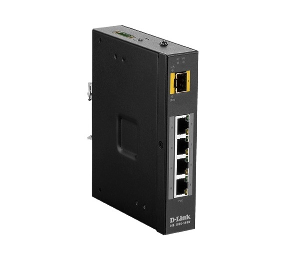 5-port Gigabit Unmanaged Industrial PoE Switch D-Link DIS-100G-5PSW