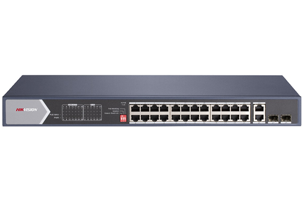 28-Port Gigabit Unmanaged Hi-PoE Switch HIKVISION DS-3E0528HP-E