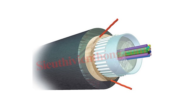 Cáp quang Outdoor 12FO Single mode OS2 COMMSCOPE (X-1427452-4)