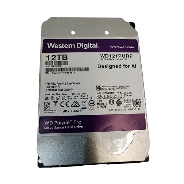 Ổ cứng chuyên dụng 12TB WESTERN PURPLE WD121PURP