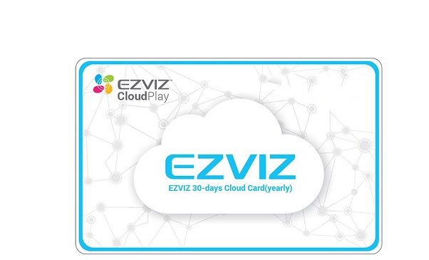 Thẻ lưu trữ đám mây EZVIZ 30-days Cloud Card (Yearly)