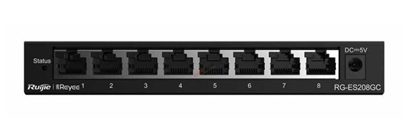 8-port 10/100/1000Base-T Switch RUIJIE RG-ES208GC