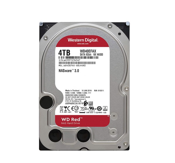 Ổ cứng chuyên dụng 4TB Western Red WD40EFAX