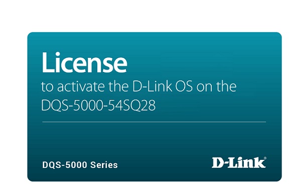 D-Link OS Activation License DQS-5K-54SQ28-DC-LIC