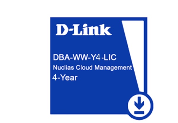 Nuclias 4-year license for Cloud AP D-Link DBA-WW-Y4-LIC