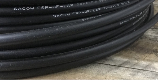 Cáp điện thoại ngầm 20 đôi có dầu chống ẩm SACOM FSP-JF-LAP (20x2x0.5)