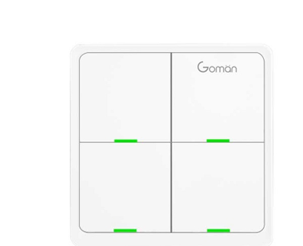 Công tắc điện ngữ cảnh Zigbee 4 nút GOMAN GM-S234Z-4