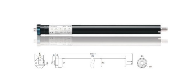 Motor dùng cho rèm cửa cuộn Zigbee GOMAN GM-Z-TM360