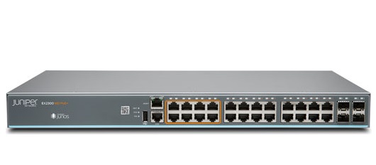 24-port 10/100/1000 PoE+ with 4-port SFP/SFP+ Switch JUNIPER EX2300-24MP