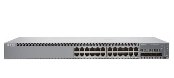 24-port 10/100/1000Base-T PoE+ with 4-port SFP/SFP+ Switch JUNIPER EX2300-24P-TAA