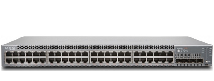 48-port 10/100/1000Base-T PoE + 4-port SFP/SFP+ Switch JUNIPER EX2300-48P-TAA