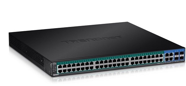 52-Port Gigabit Web Smart PoE+ Switch TRENDnet TPE-5048WS