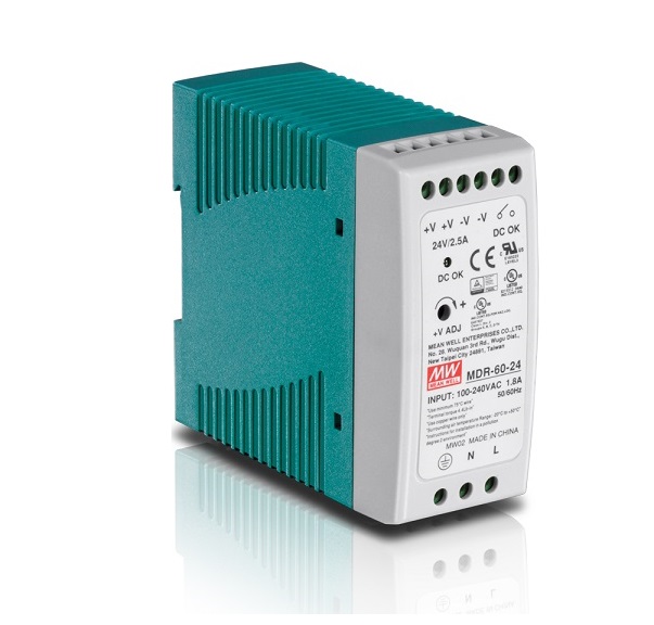 60W Single Output Industrial DIN-Rail Power Supply TRENDnet TI-M6024