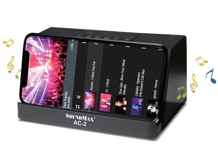 Loa di động kiêm đế sạc SOUNDMAX AC-2