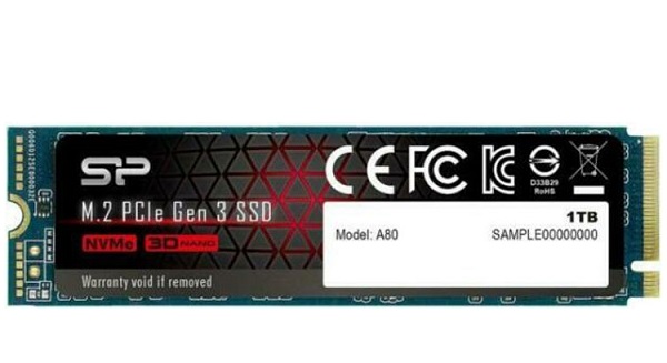 Ổ cứng Silicon Power M.2 2280 PCIe SSD A80 1TB