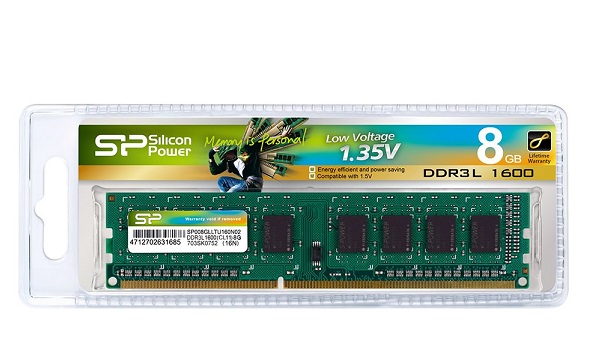 RAM PC Silicon Power DDR3L-1600 CL19 UDIMM 8GB (512Mx8)