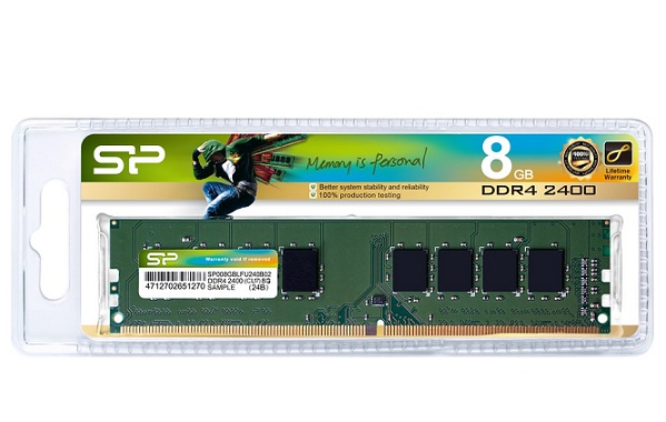 RAM PC Silicon Power DDR4-2400 CL19 UDIMM 8GB