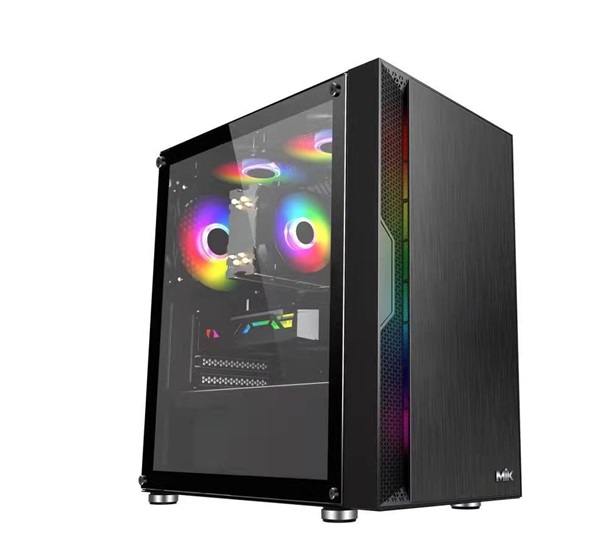 Vỏ Case máy tính MIK TM06-Black (Led Strip ARGB Sync Main)