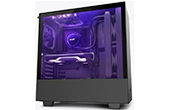 Vỏ case-Nguồn tản nhiệt NZXT | Compact Mid-Tower Case with RGB NZXT H510i MATTE BLACK