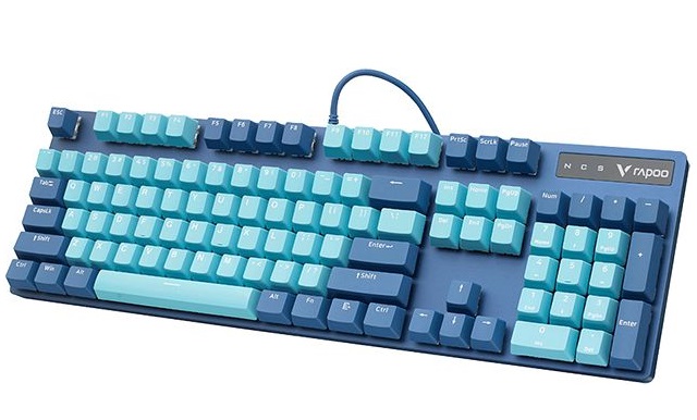 Bàn phím cơ Gaming RAPOO V500Pro Cyan Blue