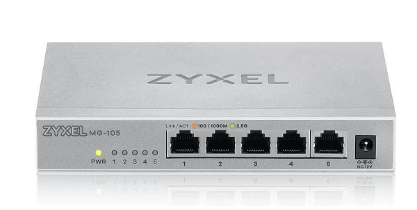 5-Port 2.5GbE Unmanaged Switch ZyXEL MG-105