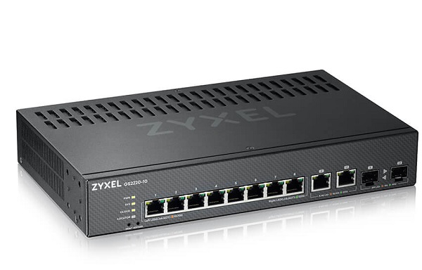 8-port GbE L2+ Switch ZyXEL GS2220-10