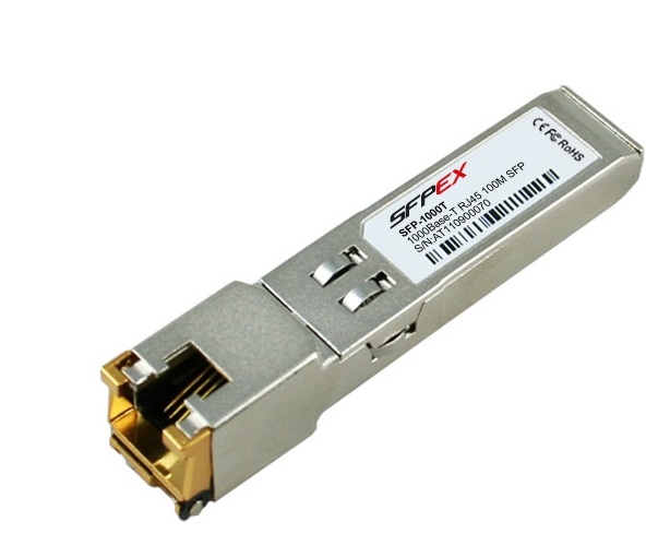 1000Base-T Gigabit RJ-45 Copper SFP Transceiver 100m ZyXEL SFP-1000T