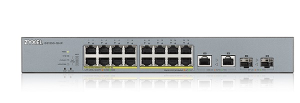 16-Port Gigabit PoE+ L2 Web Managed Switch ZyXEL GS1350-18HP