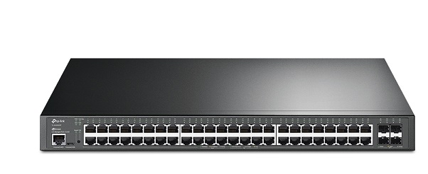 JetStream 48-Port Gigabit PoE+ and 4-Port 10GE SFP+ Managed Switch TP-LINK TL-SG3452XP