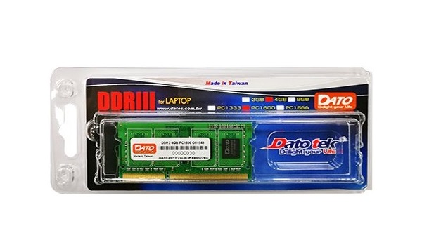 RAM Laptop DATO DDR3 2GB 1600MHz