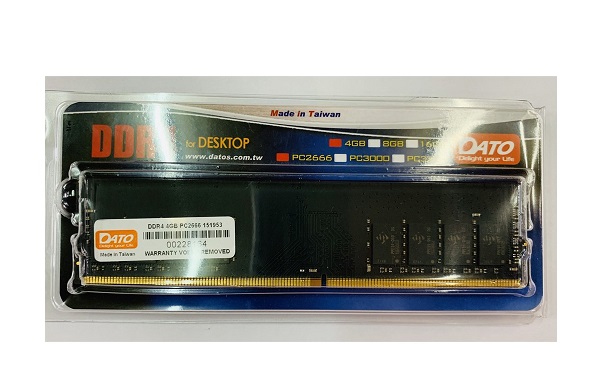 RAM Desktop DATO DDR4 4GB 2666MHz